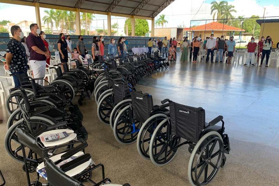 Mais de 80 aparelhos de locomoção serão entregues em Espigão do Oeste e Alta Floresta 