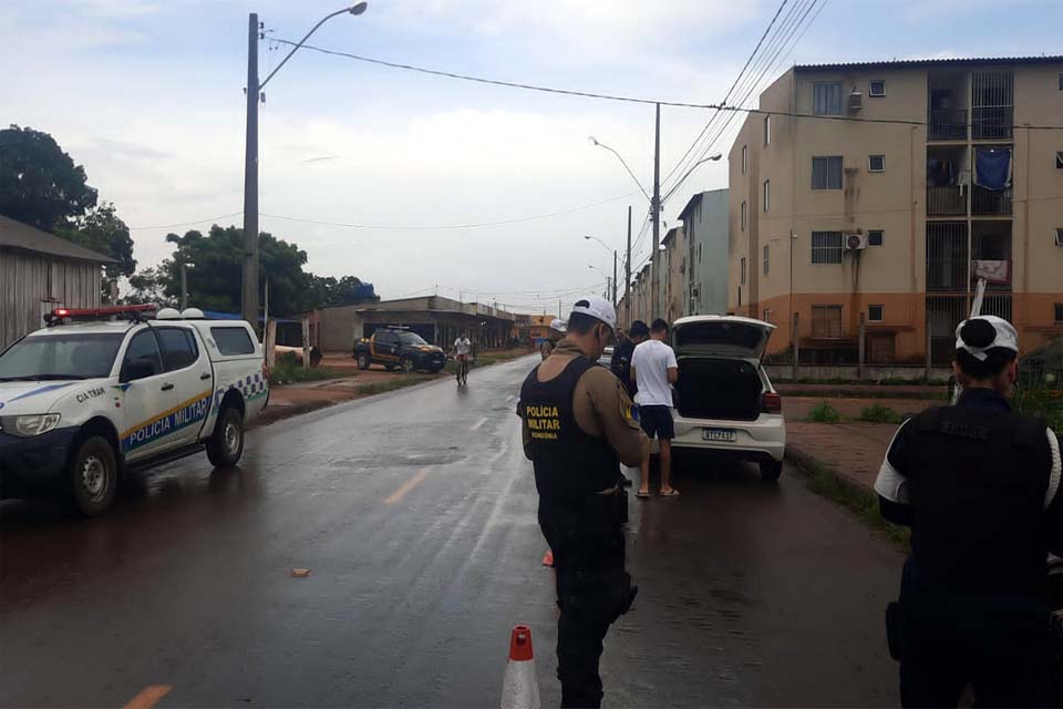 Forças de segurança deflagram operação contra a criminalidade em Porto Velho