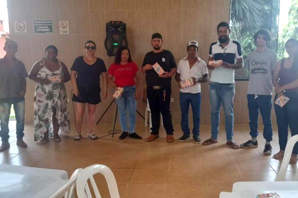 Sanerom promove confraternização com cooperados da Recicoop em Rolim de Moura