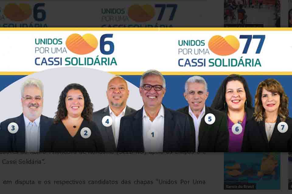  Eleições da Cassi começam nesta sexta, 18, e Sindicato apoia as chapas 'Unidos por uma Cassi Solidária'