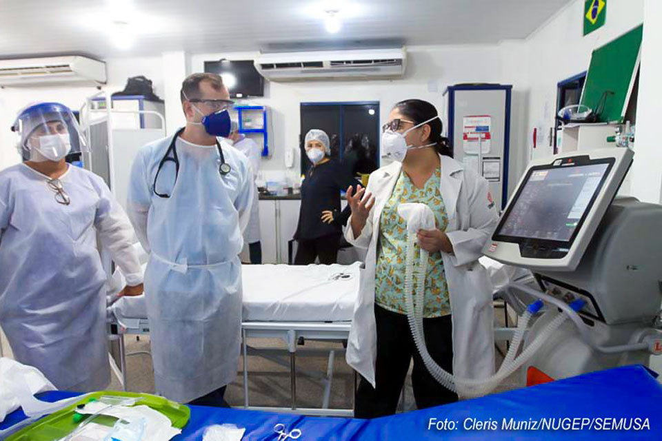 Profissionais de saúde recebem capacitação em ventilação mecânica em Porto Velho