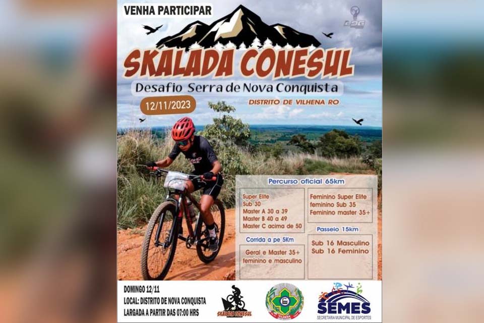 Tudo pronto para o Skalada Conesul - Desafio Serra de Nova Conquista