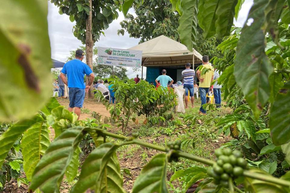 Emater promove “Dia de Campo da Cafeicultura” para debater técnicas de manejo com produtores rurais