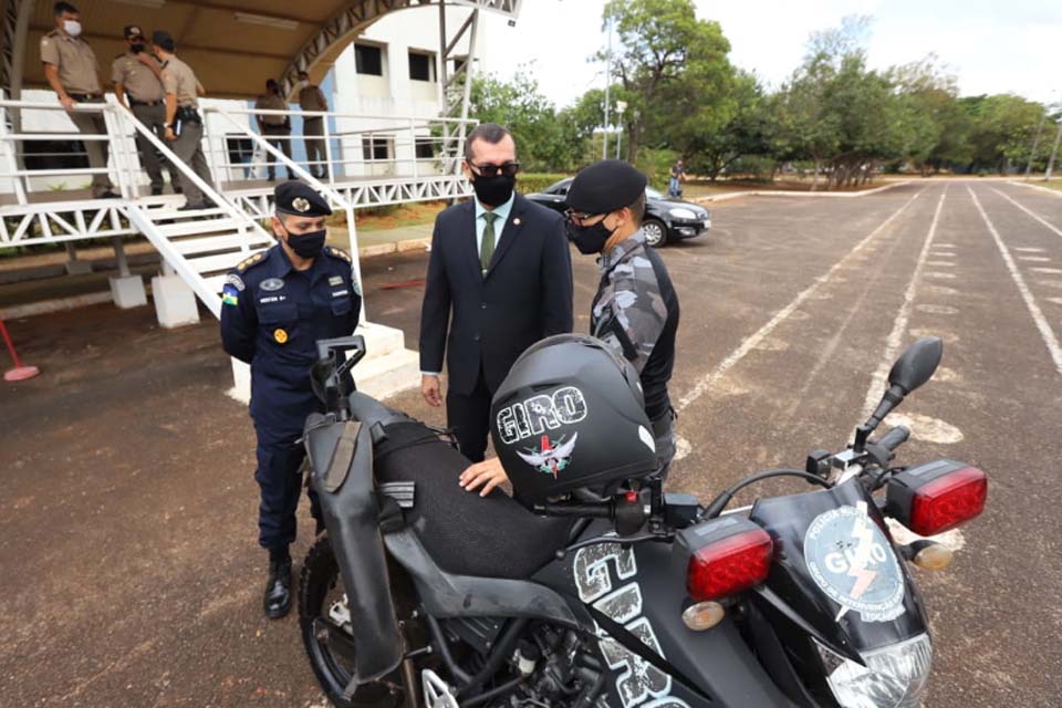 Sesdec busca referências para implantar modalidade de motopoliciamento tático em Rondônia