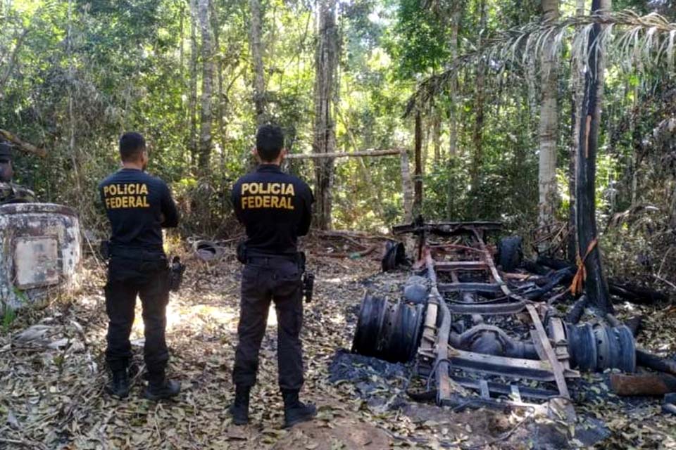 Polícia Federal deflagra Operação Obsidium II para combater crimes ambientais em terra indígena no Cone Sul de Rondônia