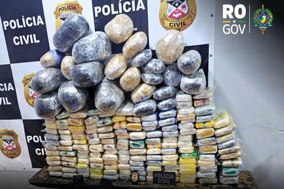 Polícia Civil realiza grade apreensão de drogas em Guajará-Mirim