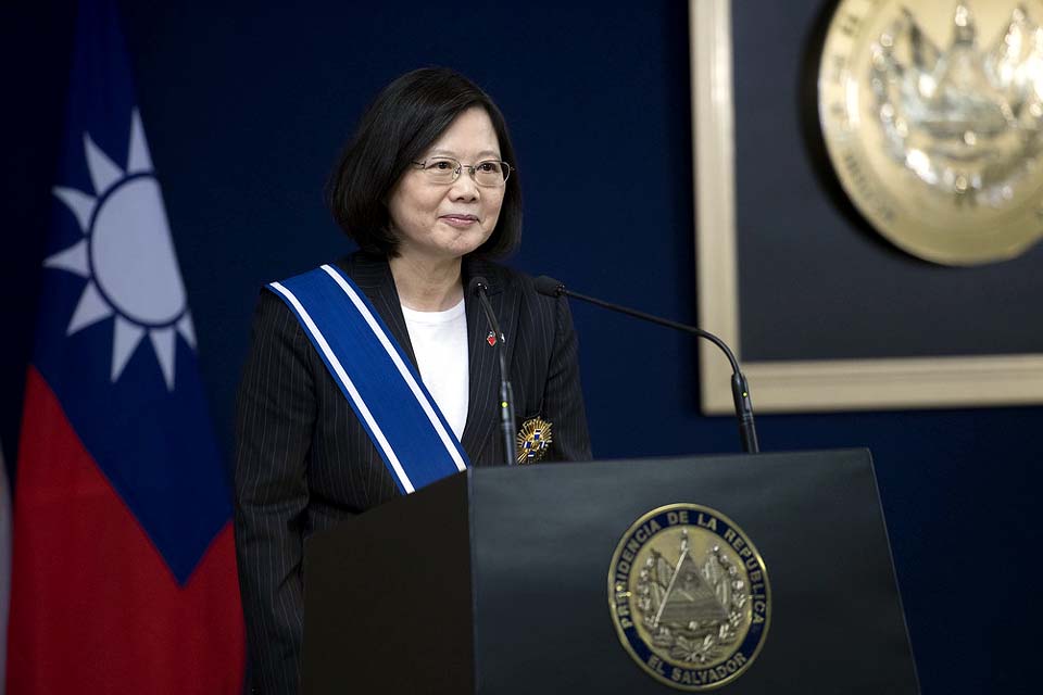 Presidente de Taiwan viaja à América Central com escala polêmica nos Estados Unidos