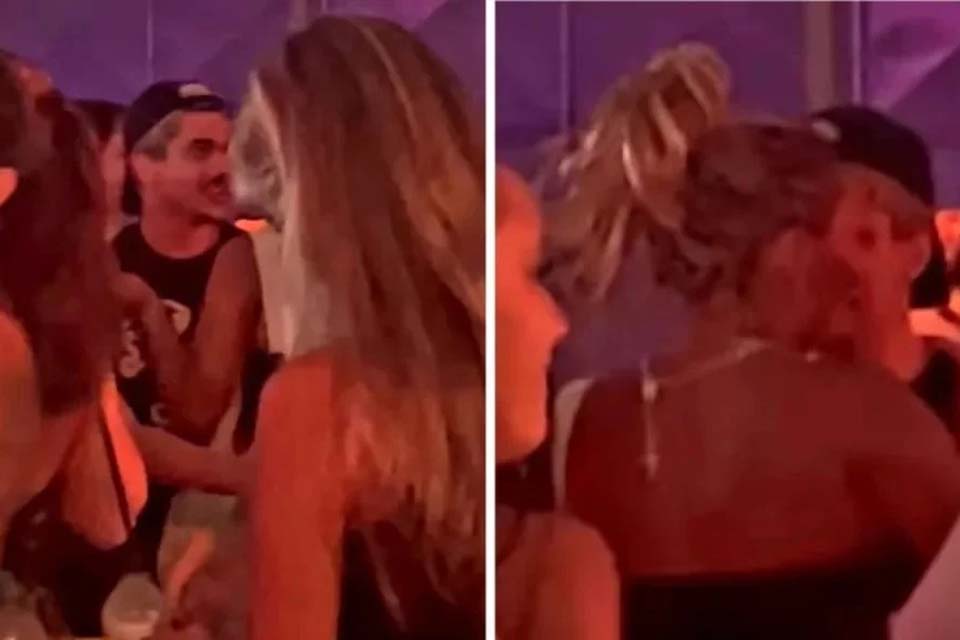 Chico Moedas é flagrado beijando mulher ao som de Luísa Sonza