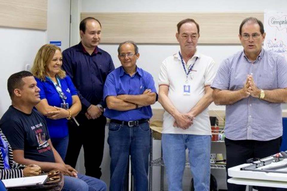 Diretores do Sebrae presentes na capacitação de professores