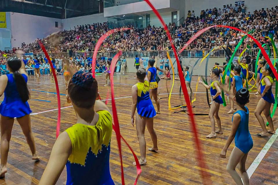 Abertura da fase Metropolitana do Joer em Porto Velho reúne estudantes atletas no ginásio Cláudio Coutinho