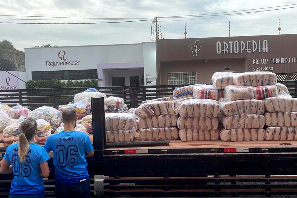 Servidores(as) do TJRO arrecadam 17 toneladas de alimentos e material reciclável durante gincana