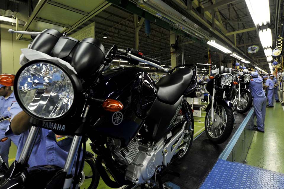 Produção de motocicletas aumenta 13,1% em setembro