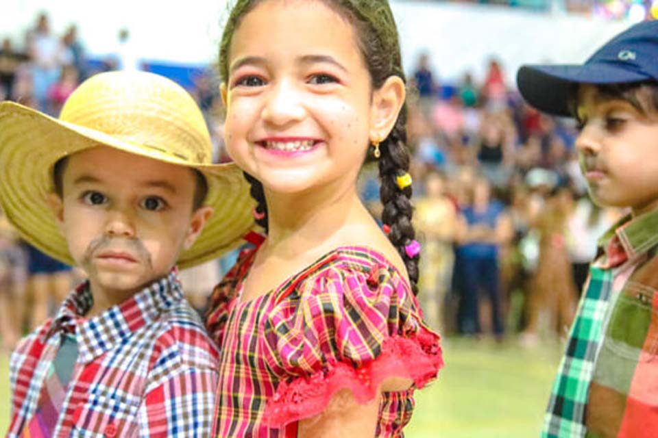 Arraiá das Escolas Municipais de Jaru acontece nesta quinta e sexta-feira no Ginásio Sebastião Mesquita