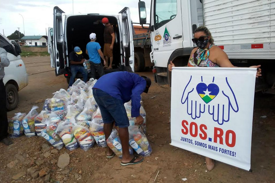 Campanha SOS.RO socorre comunidades ribeirinhas