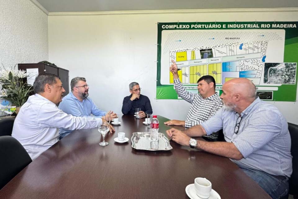 Abertura do Porto de Guajará-Mirim é tema de reunião estratégica para impulsionar economia local