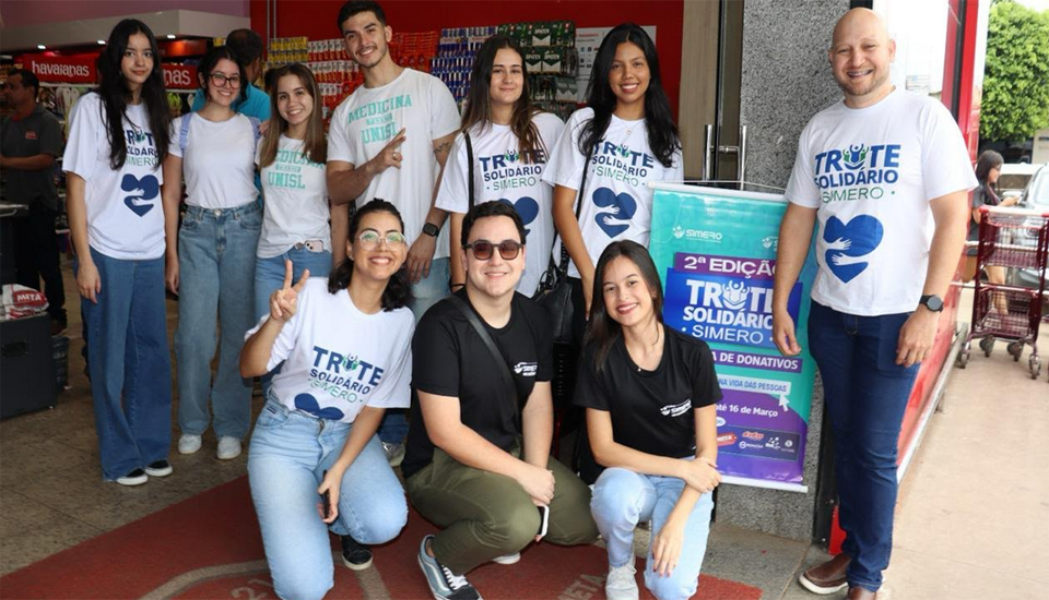 Solidariedade: Trote Solidário do Simero arrecada alimentos em Porto Velho