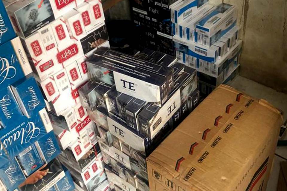 Polícia Federal apreende 1,8 mil pacotes de cigarros ilegais no Paraná