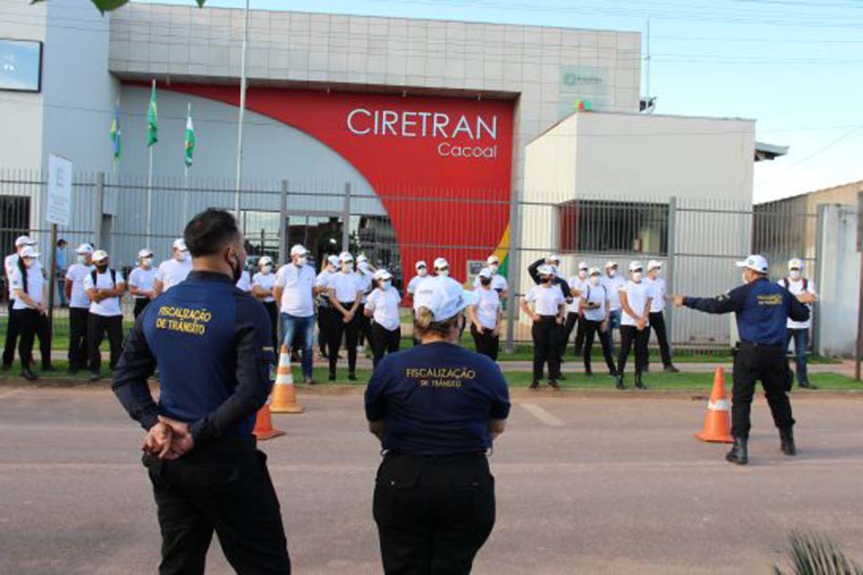 Detran treina agentes de trânsito para atuação em novos métodos operacionais da Lei Seca em Rondônia