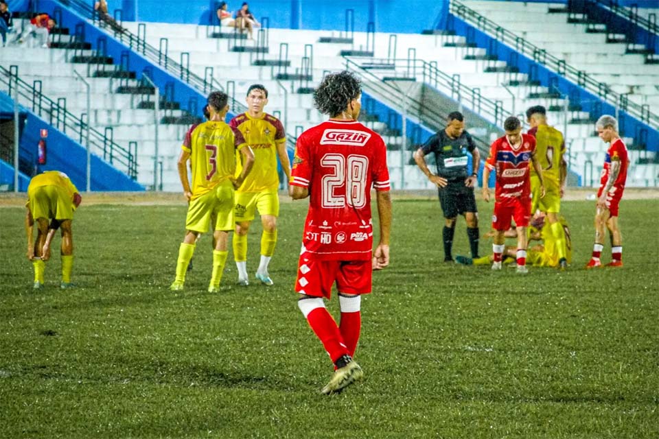 COPA RONDÔNIA SUB-20: Gazin Porto Velho e Sport Genus ficam no empate