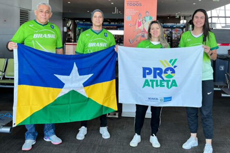 Programa Pró-Atleta fomenta participação de atletas de Rondônia em torneio internacional