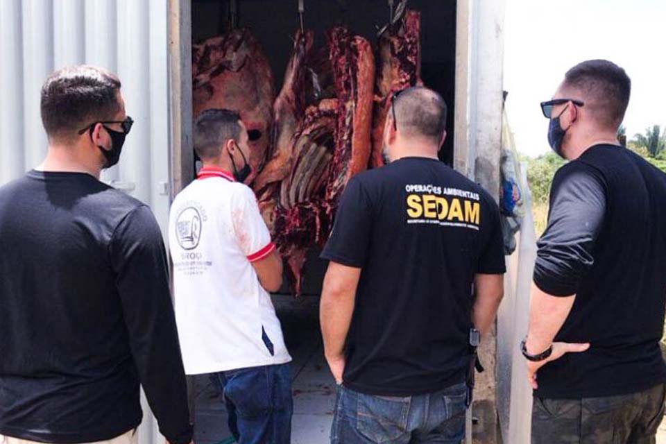 Governo de Rondônia reforça fiscalização para combater abate e comércio ilegal de carne bovina no Estado