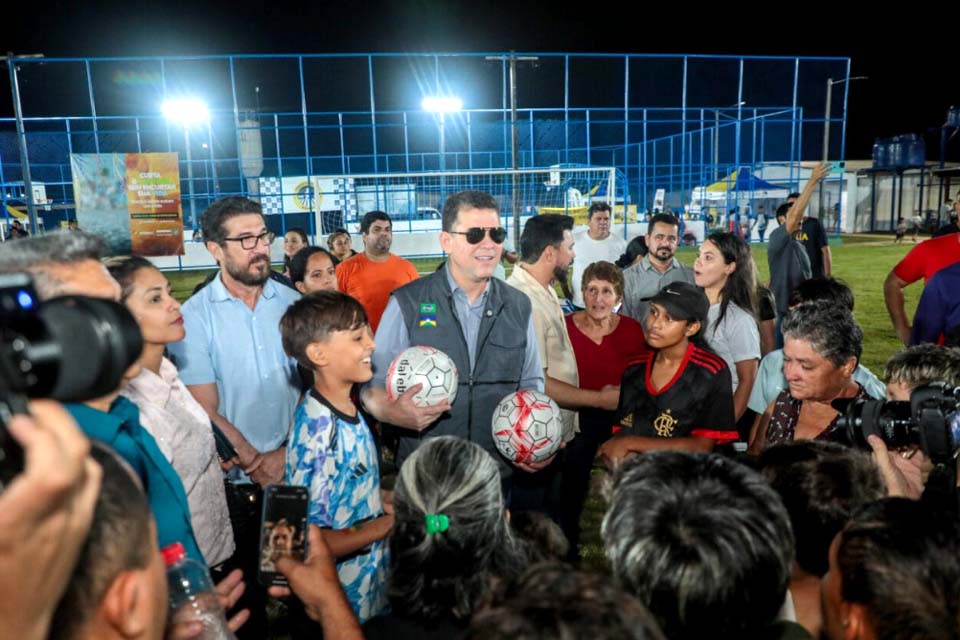 Golaço de Marcos Rocha: Entrega o Parque Esportivo Abobrão na zona sul de porto velho com Grande festa