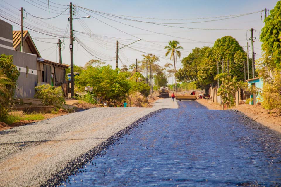 Rua Euclides no setor 7 é contemplada com pavimentação asfáltica