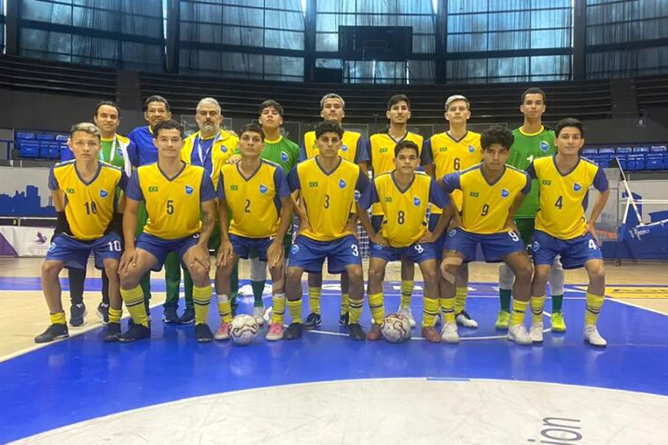 Delegação rondoniense alcança quinto lugar em Mundial Escolar de Futsal Masculino, na Sérvia