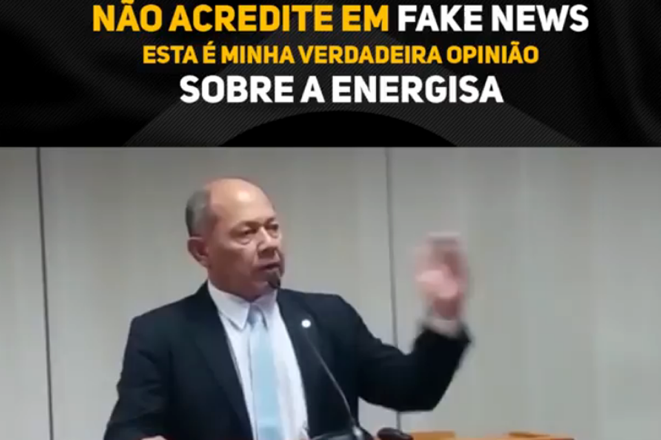 Chrisóstomo diz que foi vítima de fake news e esclarece que é contra os desmandos da empresa Energisa em Rondônia