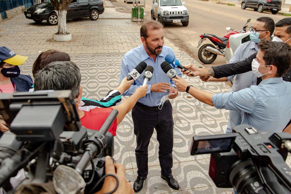 Prefeito Hildon Chaves participa do lançamento de evento-teste do Censo 2022 na região central da Capital