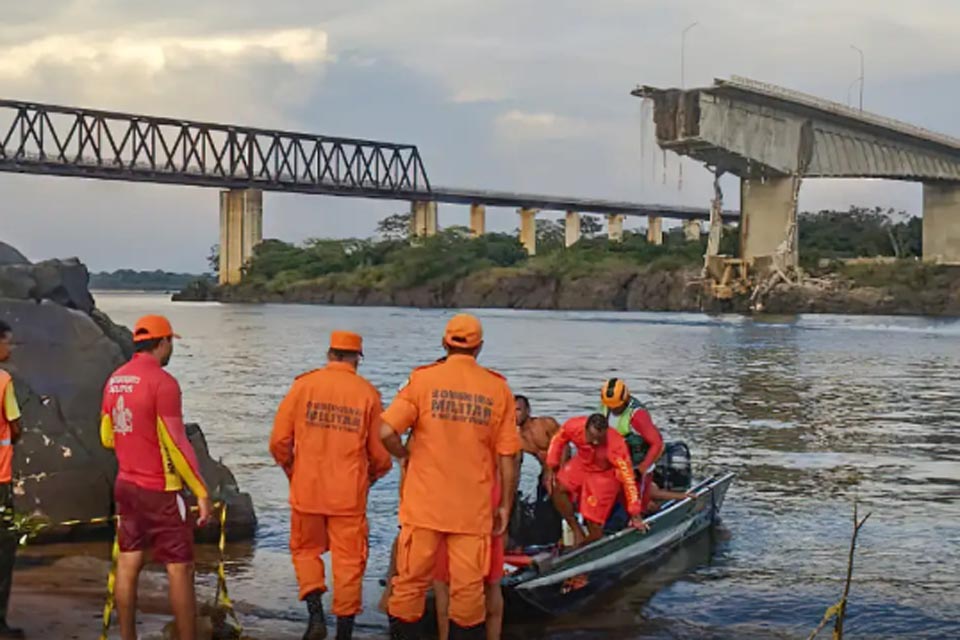 Sobe para 13 número de vítimas de queda de ponte na divisa de MA e TO