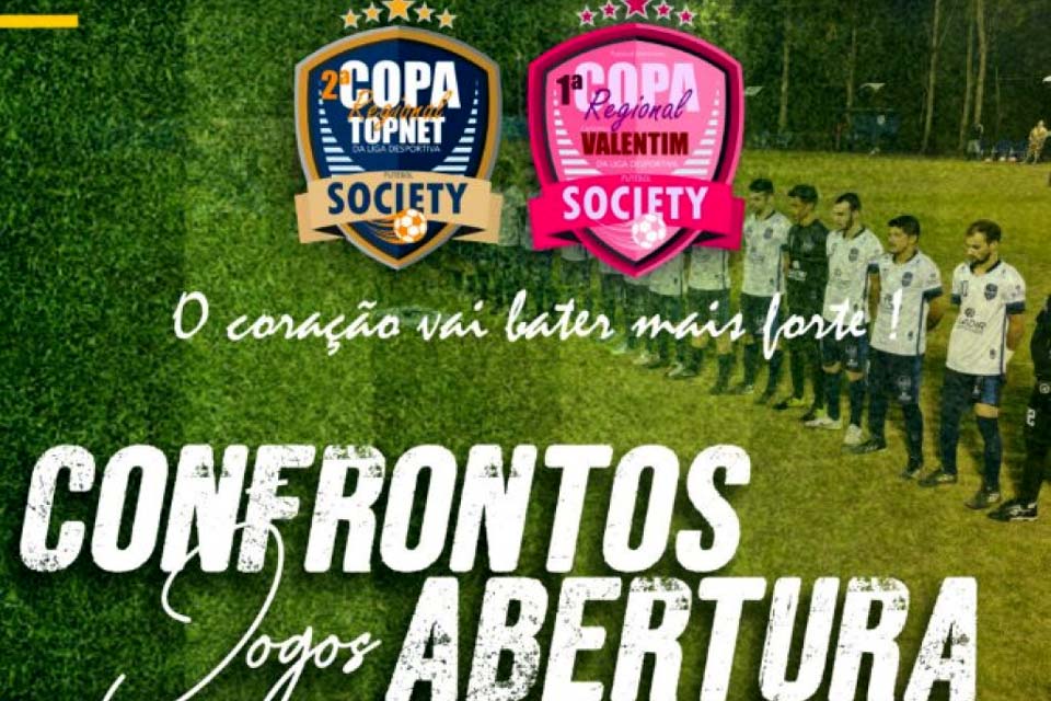 Tudo pronto para abertura da Copa Regional de Futebol Society em Pimenta Bueno 