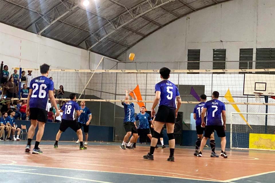 Grande disputa e espírito esportivo nas finais do voleibol dos Jogos dos Servidores de Rondônia