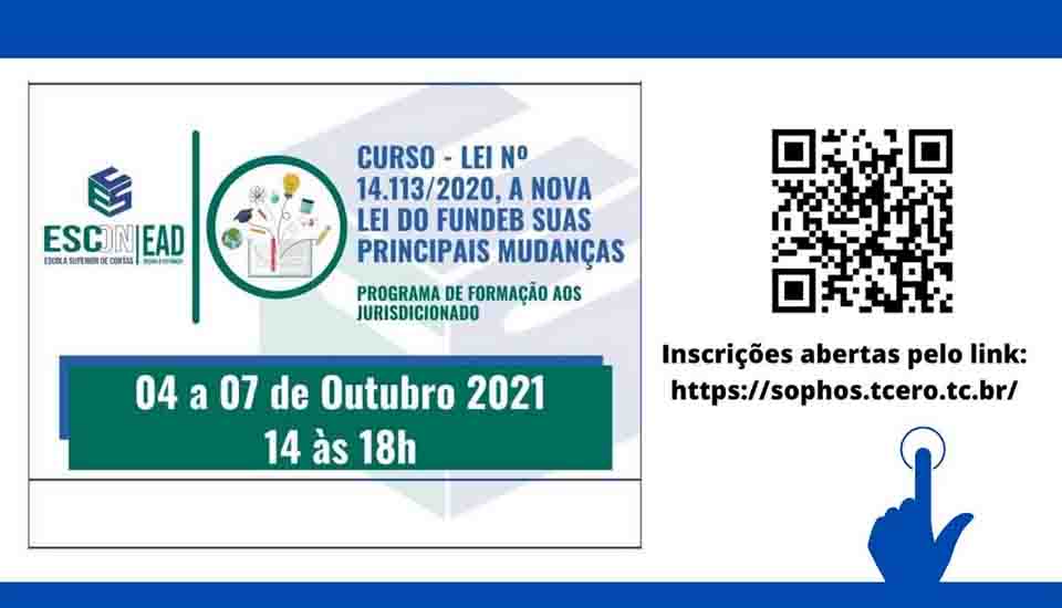 Curso realizado pela ESCon/TCE aborda a nova Lei do Fundeb (Lei Federal nº 14.113/2020) e suas principais mudanças 