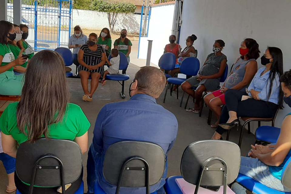 Seas intensifica importância do “Agosto Verde” e entrega kits do programa Mamãe Cheguei às gestantes