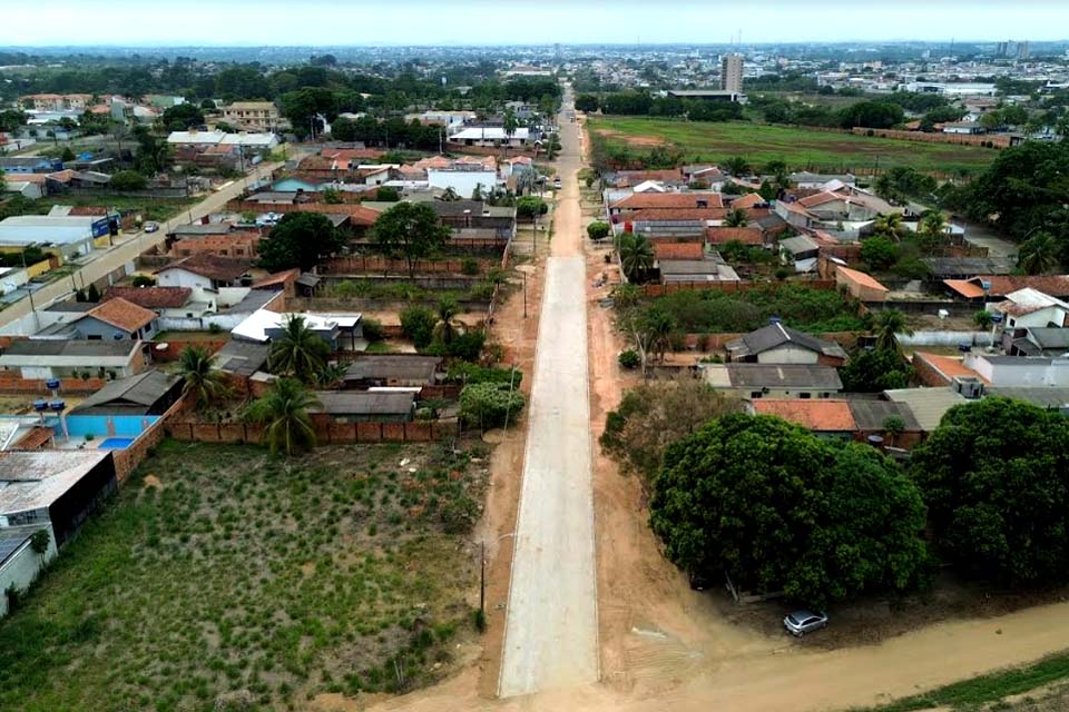 Semosp de Ji-Paraná conclui pavimentação de trecho da rua Manfredo Barata