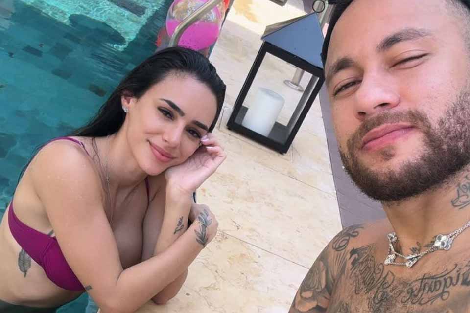 Neymar celebra reencontro com Bruna Biancardi e Mavie em Dubai