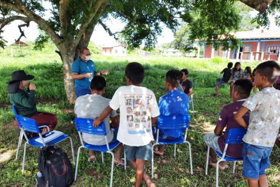 Técnicos visitam aldeias indígenas de Guajará-Mirim e Nova Mamoré para fortalecimento da Agricultura familiar