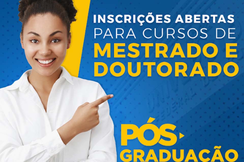 Universidade Federal de Rondônia-UNIR tem inscrições abertas para Mestrados e Doutorados