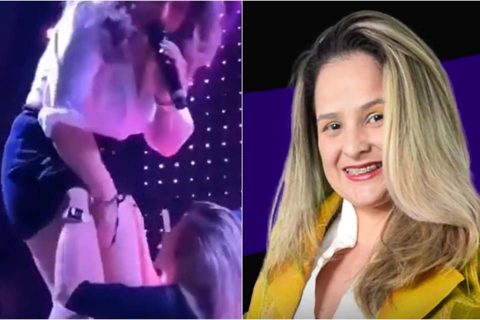 Cantora sertaneja oferece cachaça em calcinha e gera polêmica na web: 'Absurdo'