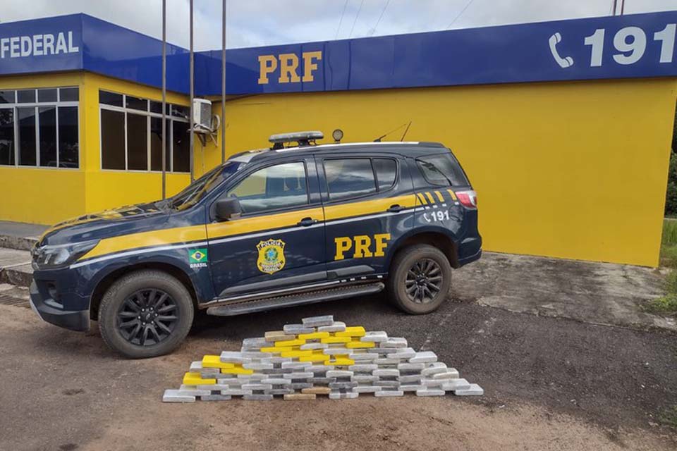 PRF apreende mais de 70 Kg de cocaína em Porto Velho