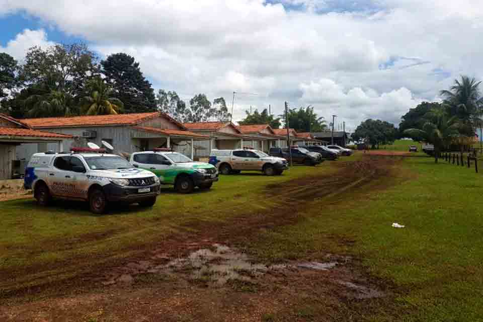 Polícia monitora fazenda e acusa invasores de usar táticas de guerrilha