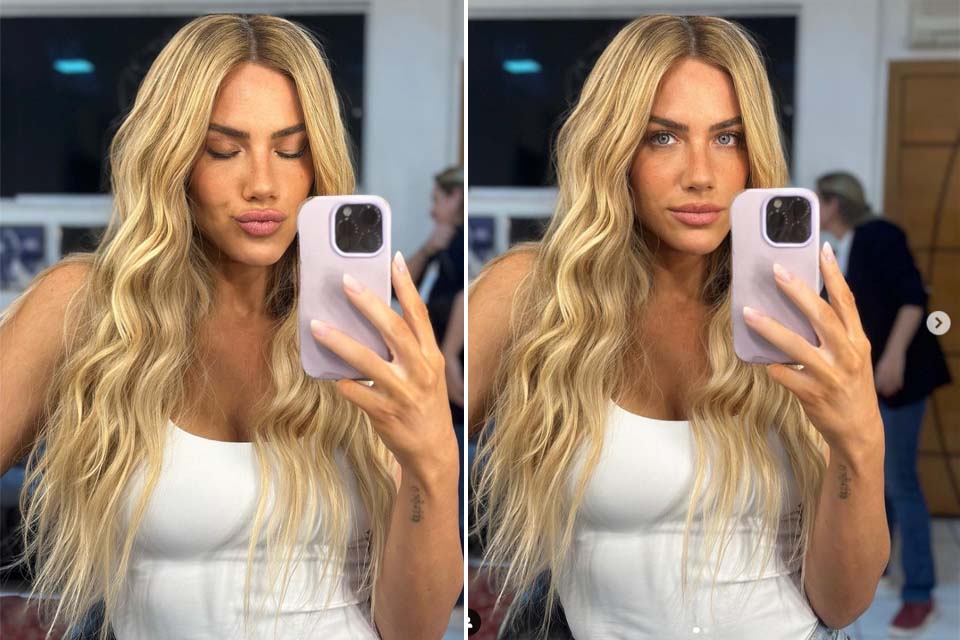 Giovanna Ewbank posa com novo visual e mostra resultado de cirurgia no nariz