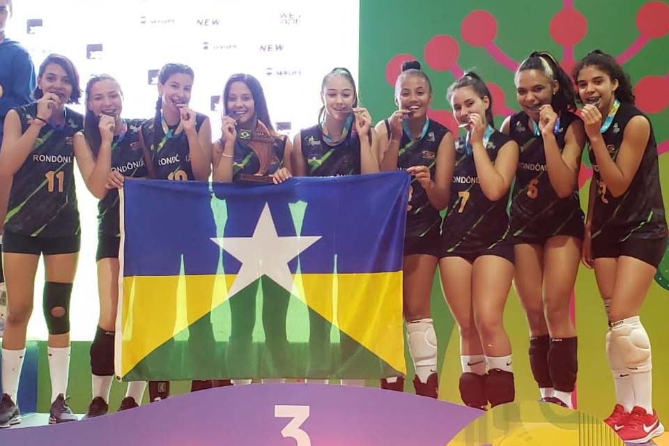 Rondônia conquista bronze no Voleibol e no Wrestling pelos Jogos da Juventude 2022