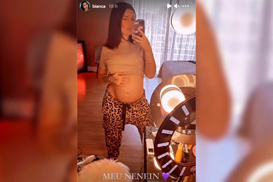 'Meu neném', diz Bianca Andrade ao mostrar barriga de gravidez