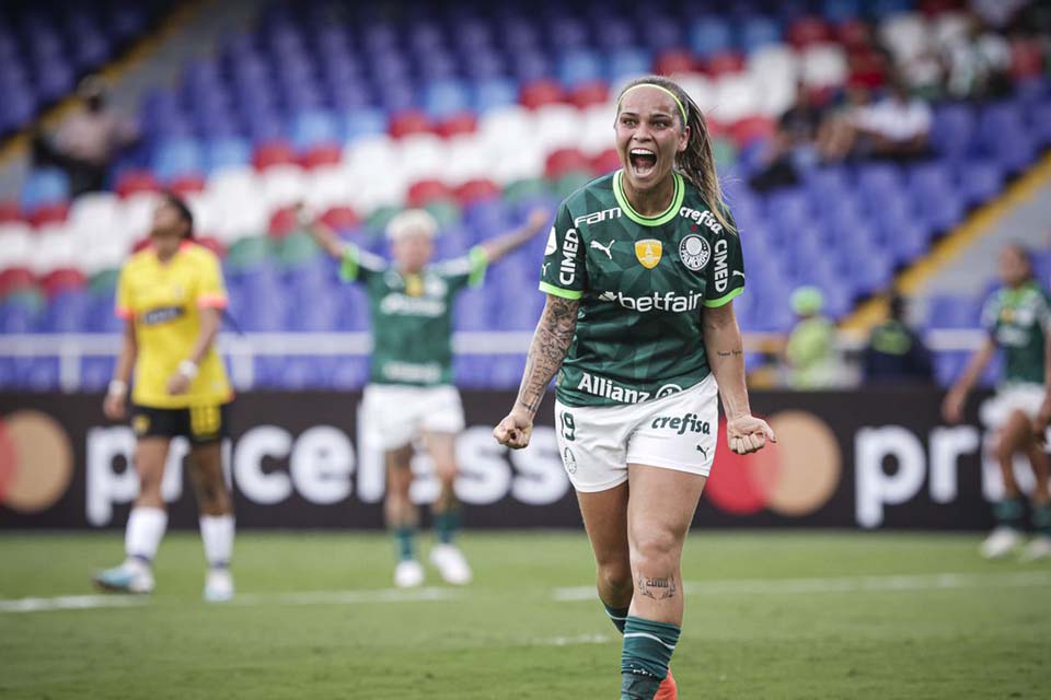 Palmeiras aplica goleada de 5 a 0 na estreia da Libertadores feminina