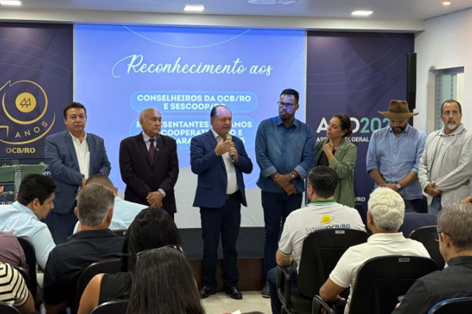 Deputado Pedro Fernandes prestigia posse da nova diretoria da OCB-RO e reforça apoio ao cooperativismo em Rondônia