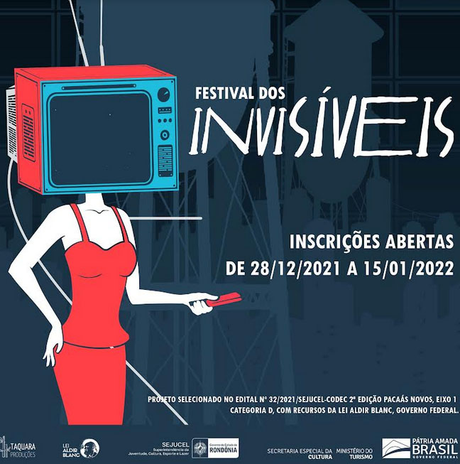 Estão abertas as inscrições para o Festival dos Invisíveis