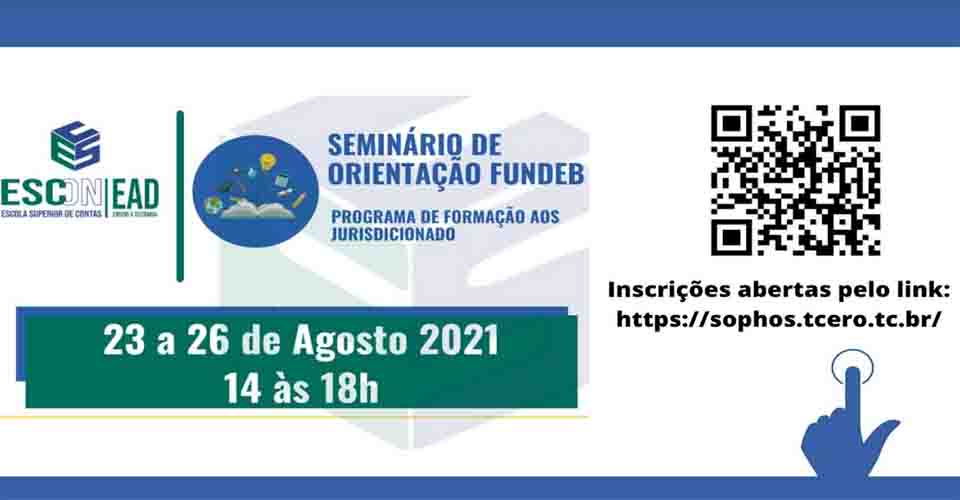 ESCon abre inscrições para seminário de orientação aos membros de Conselhos do Fundeb abarcando a Lei 14.113/2020 e a EC 108/2020 