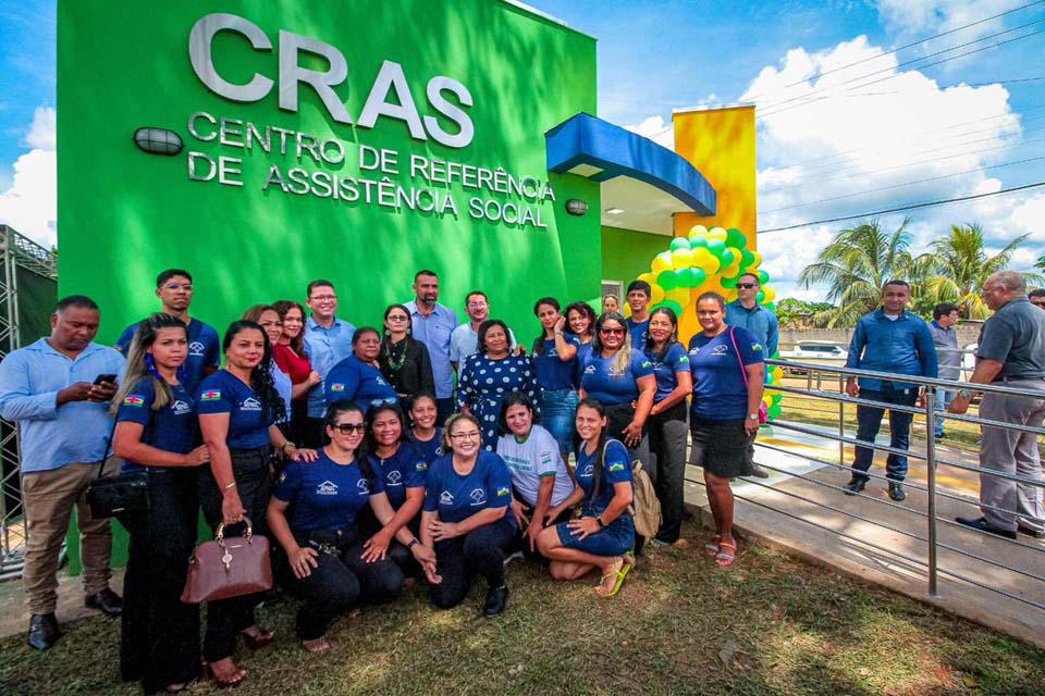 Governador Marcos Rocha inaugura mais uma unidade do Cras em RO